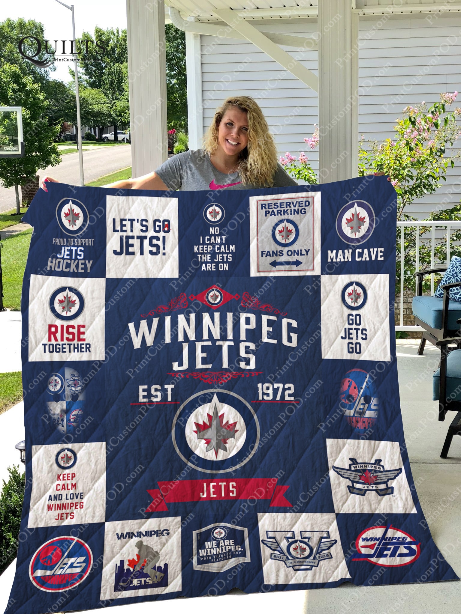 Winnipeg Jets 1 Blanket 1 Winnipeg Jets 1 Blanket