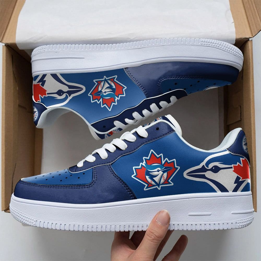 Toronto Blue Jays Air Force Shoes 1 Toronto Blue Jays Air Force Shoes