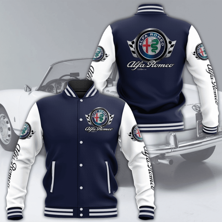 Alfa Romeo Baseball Jacket 1 Alfa Romeo Baseball Jacket