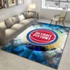 Detroit Pistons Living Room And Bed Room Area Rug