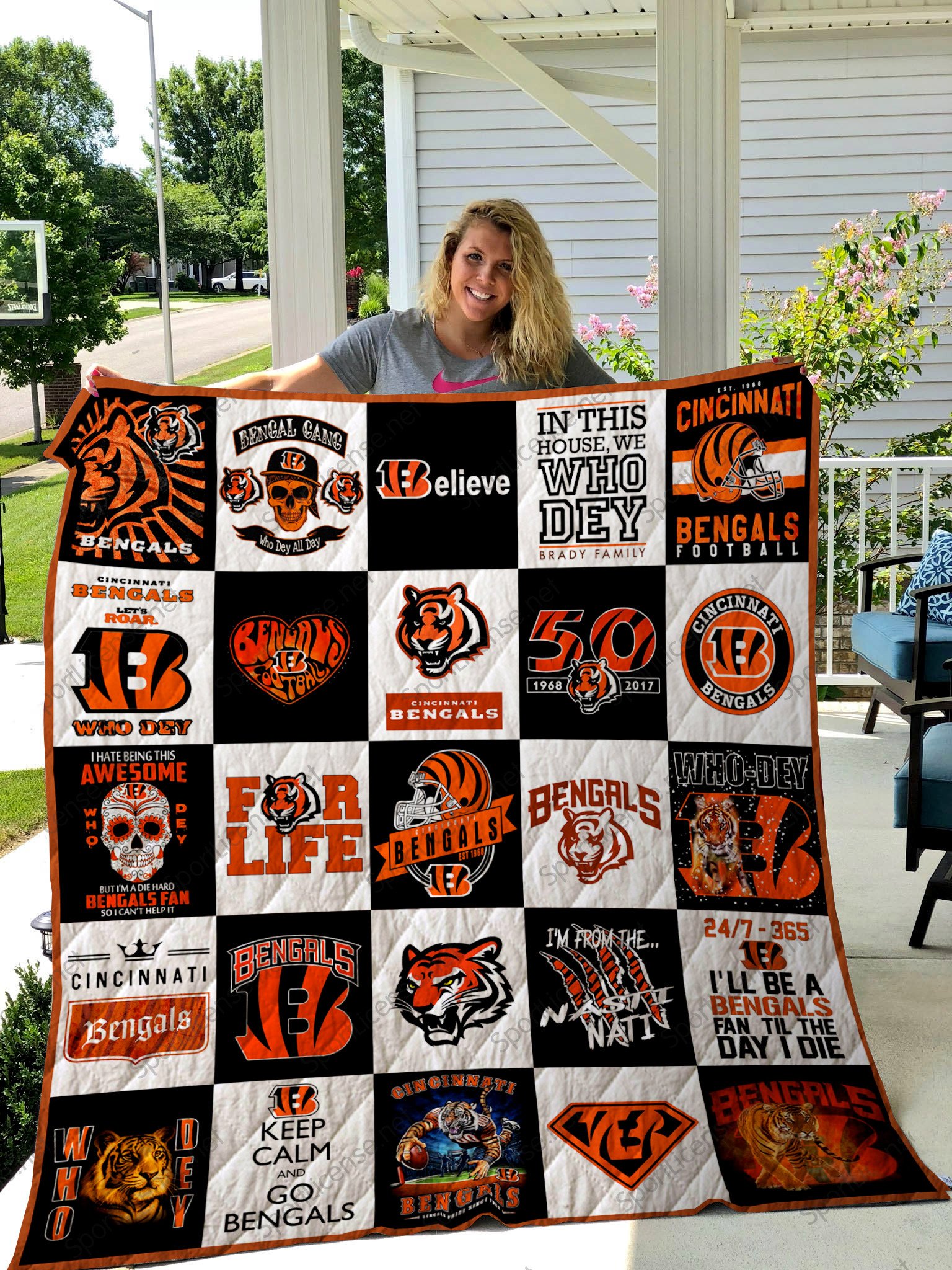 Cincinnati Bengals Blanket 1 Cincinnati Bengals Blanket