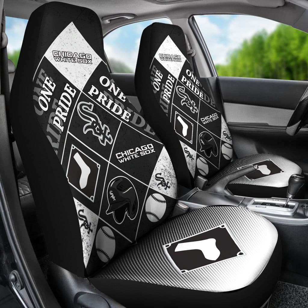 Chicago White Sox 3 Seat Covers 1 Chicago White Sox 3 Seat Covers