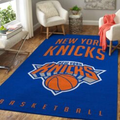 New York Knicks For Living Room Area Rug