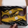 Pittsburgh Steelers Black Max Soul Shoes