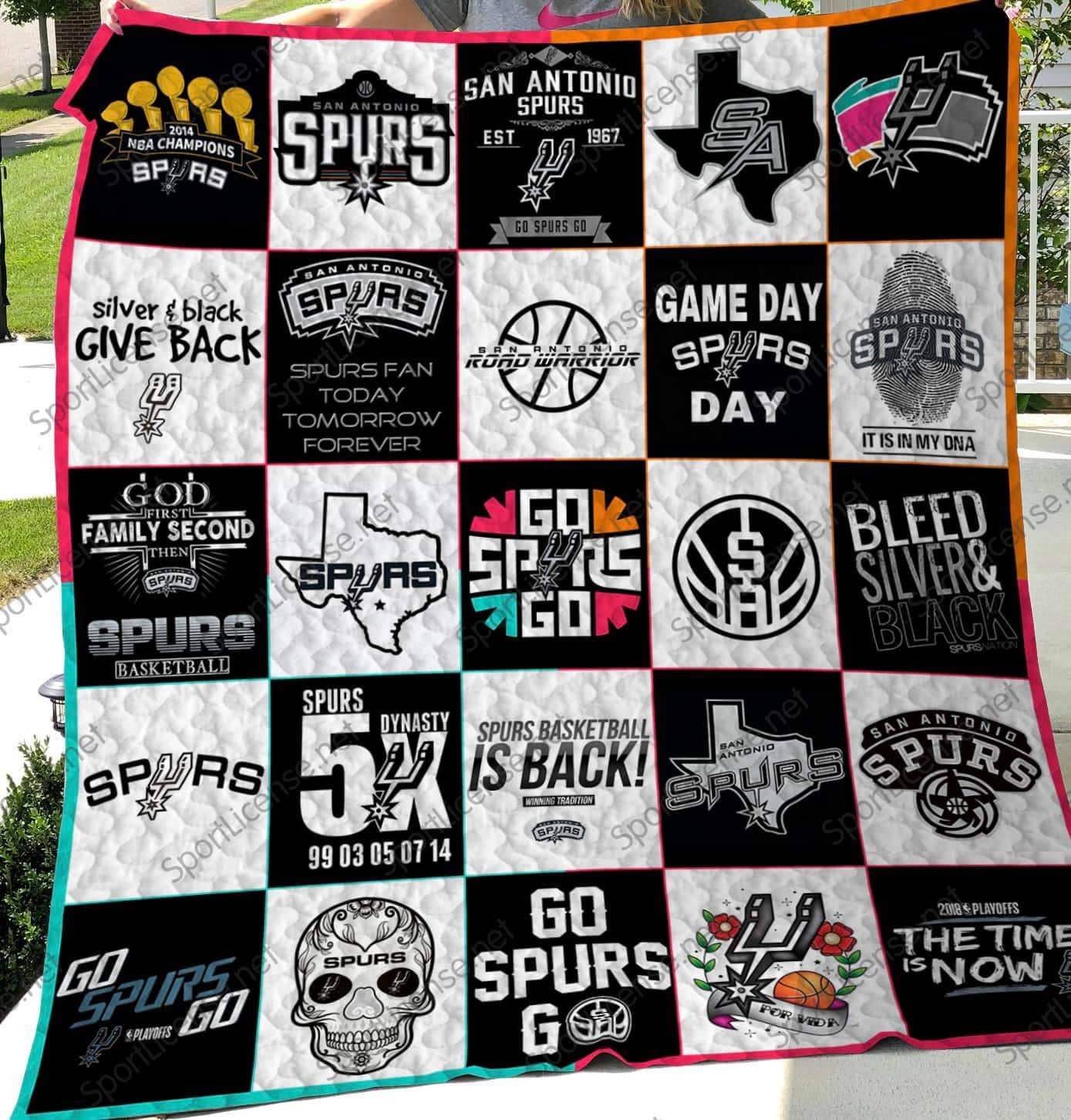 San Antonio Spurs Blanket 1 San Antonio Spurs Blanket