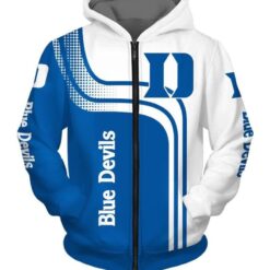 Duke Blue Devils Hoodie Zip Hoodie 3D