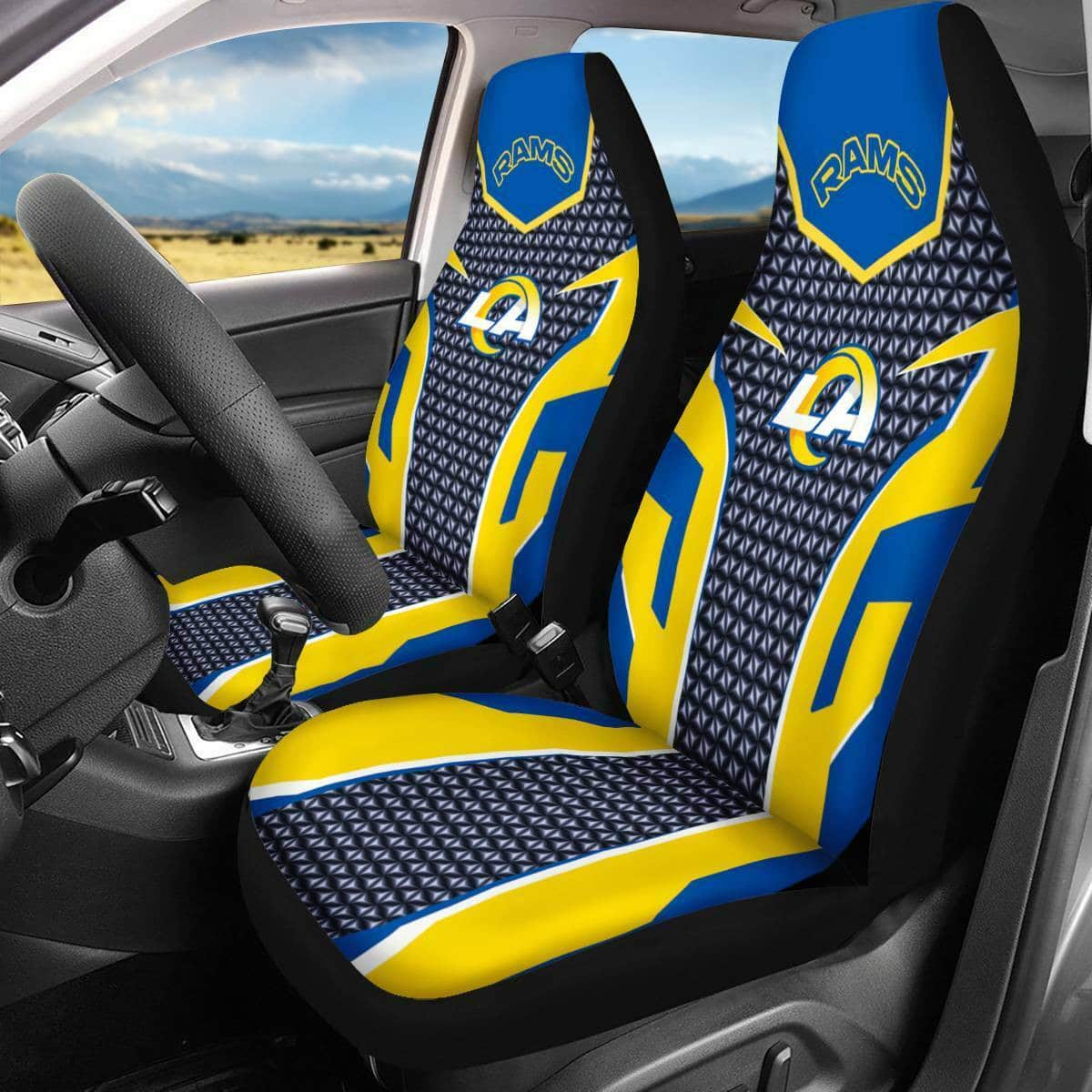 Los Angeles Rams Seat Covers 1 Los Angeles Rams Seat Covers
