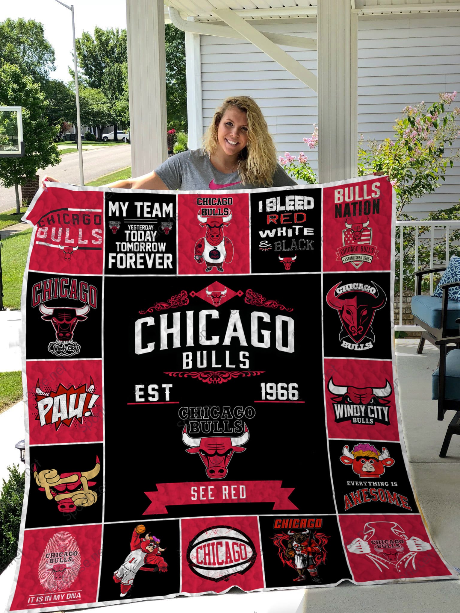 Chicago Bulls Blanket 1 Chicago Bulls Blanket