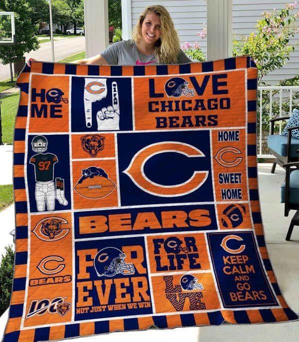 Chicago Bears 3 Blanket 1 Chicago Bears 3 Blanket