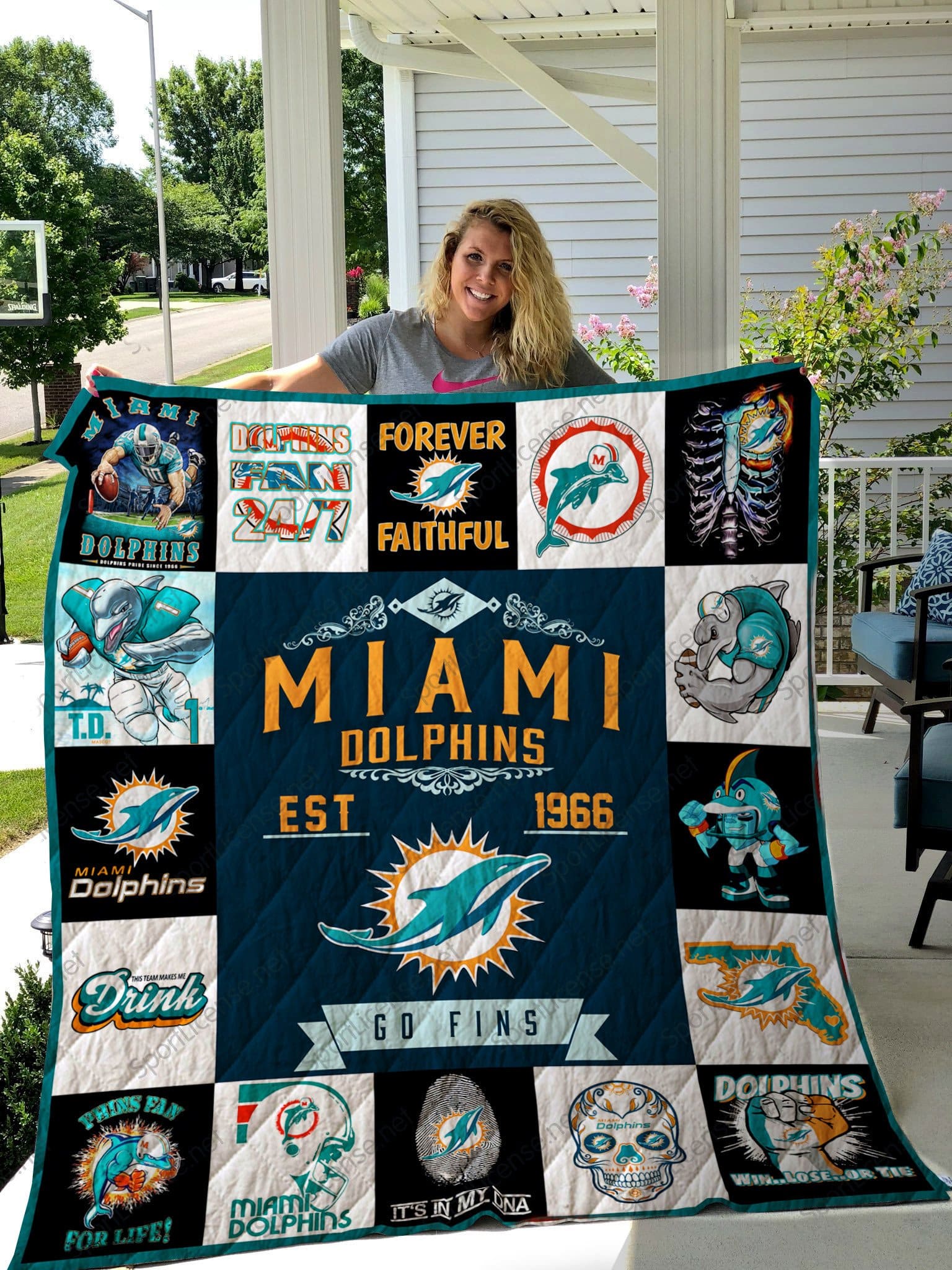 Miami Dolphins Blanket 1 Miami Dolphins Blanket