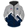 Dallas Cowboys 5 Hoodie Zip Hoodie 3D