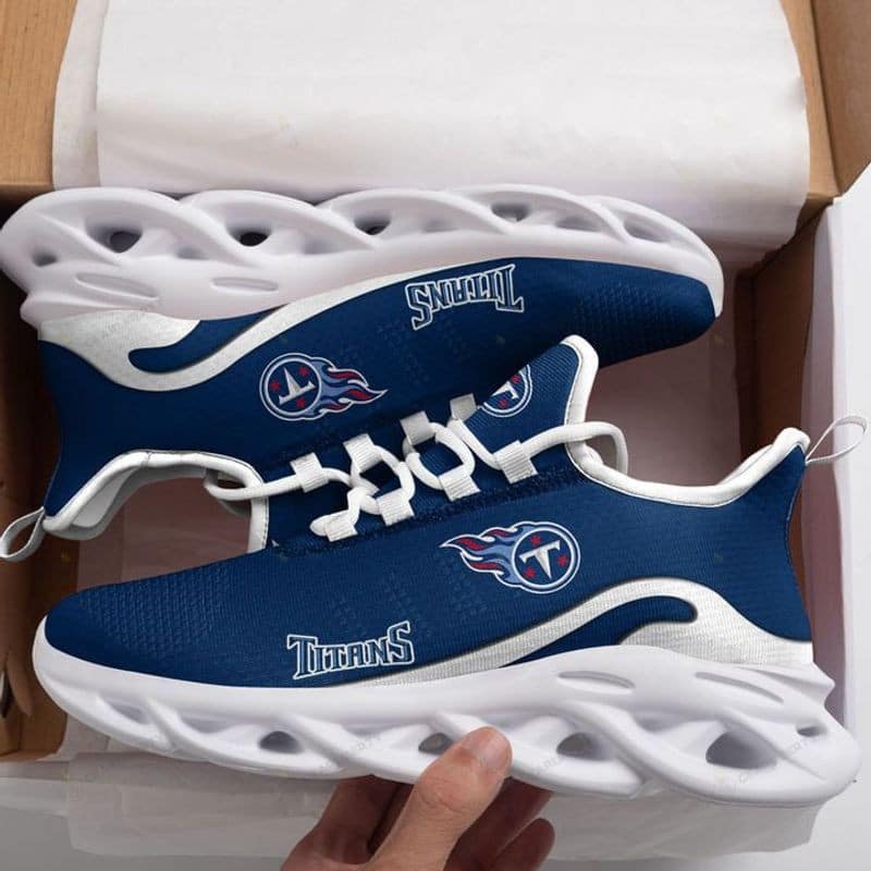 Tennessee Titans White Max Soul Shoes 1 Tennessee Titans White Max Soul Shoes