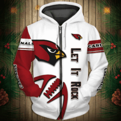 Arizona Cardinals 4 Hoodie Zip Hoodie 3D