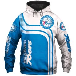 Philadelphia 76ers Hoodie Zip Hoodie 3D