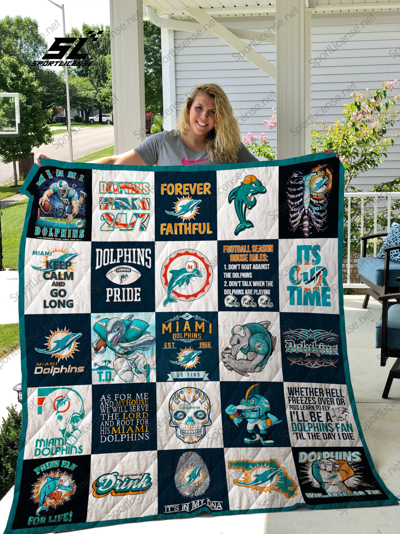 Miami Dolphins Blanket 1 Miami Dolphins Blanket