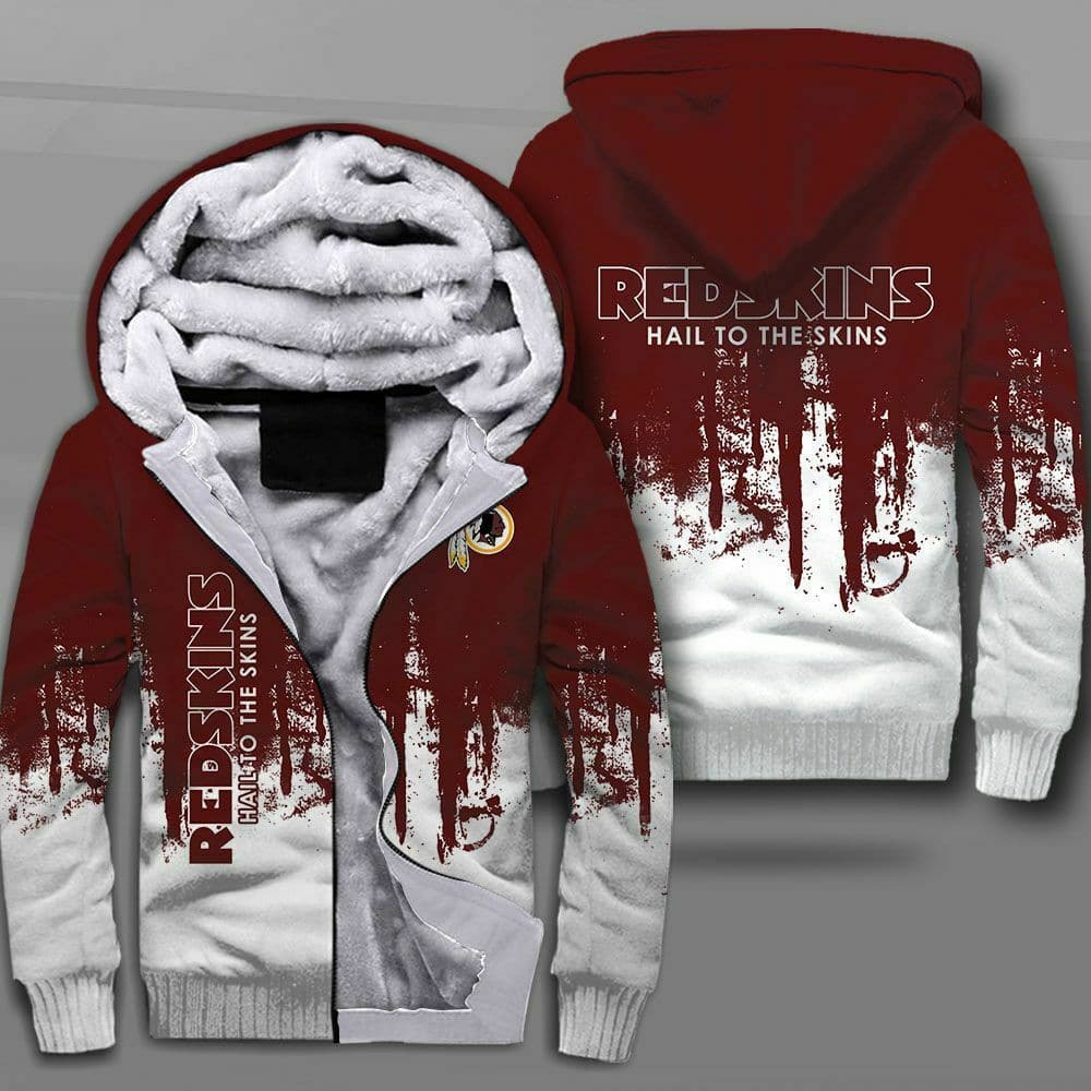 Washington Redskins 4 Fleece Jacket 1 Washington Redskins 4 Fleece Jacket