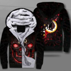 Washington Redskins Skulls Black 5 Fleece Jacket