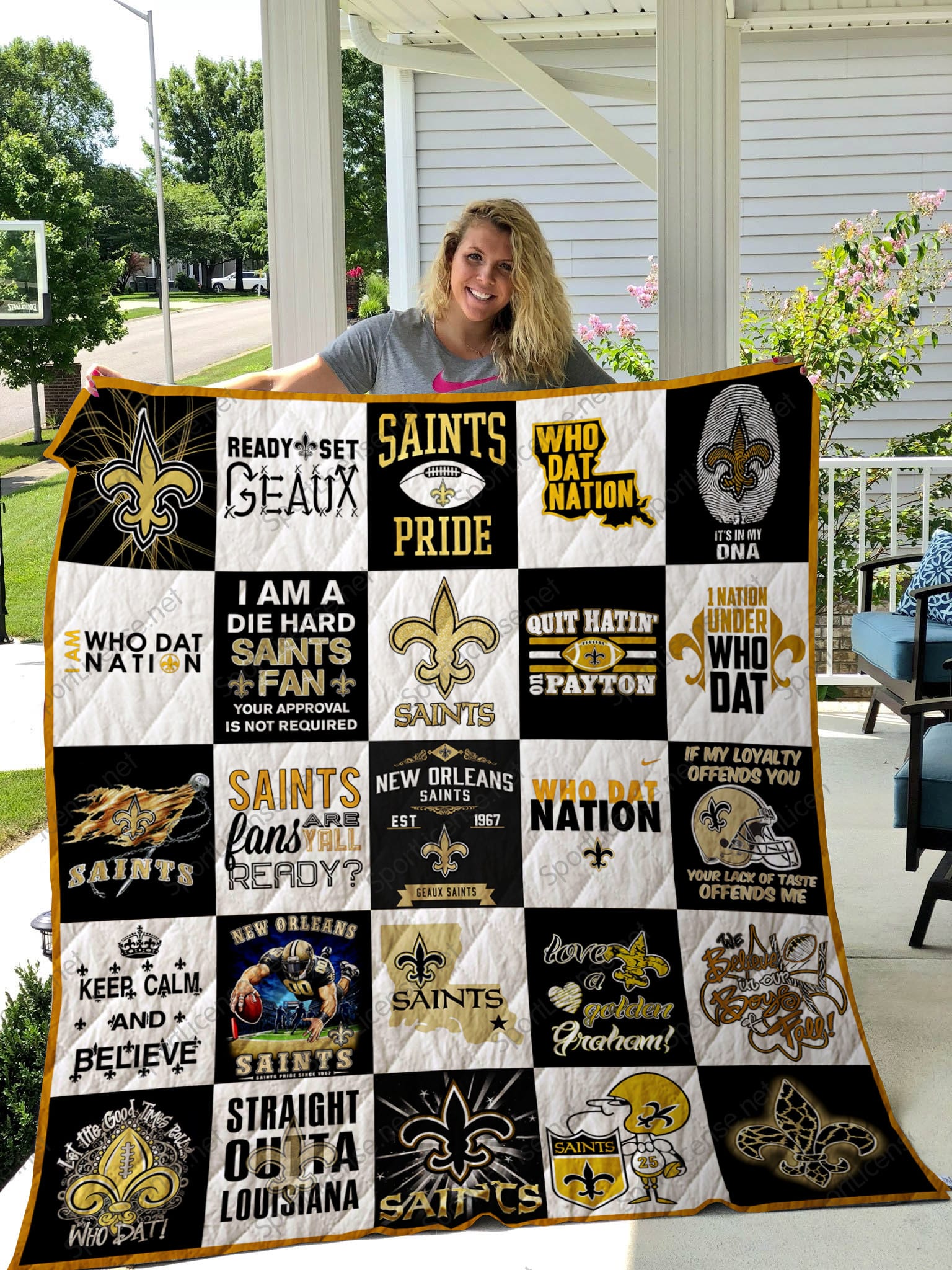 New Orleans Saints NFL Blanket 1 New Orleans Saints NFL Blanket