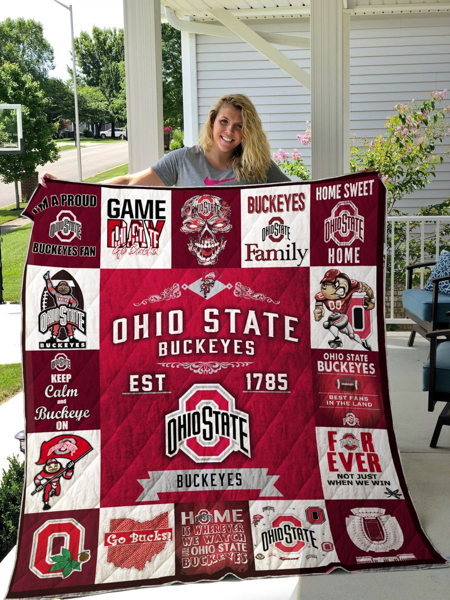Ohio State Buckeyes Blanket 1 Ohio State Buckeyes Blanket