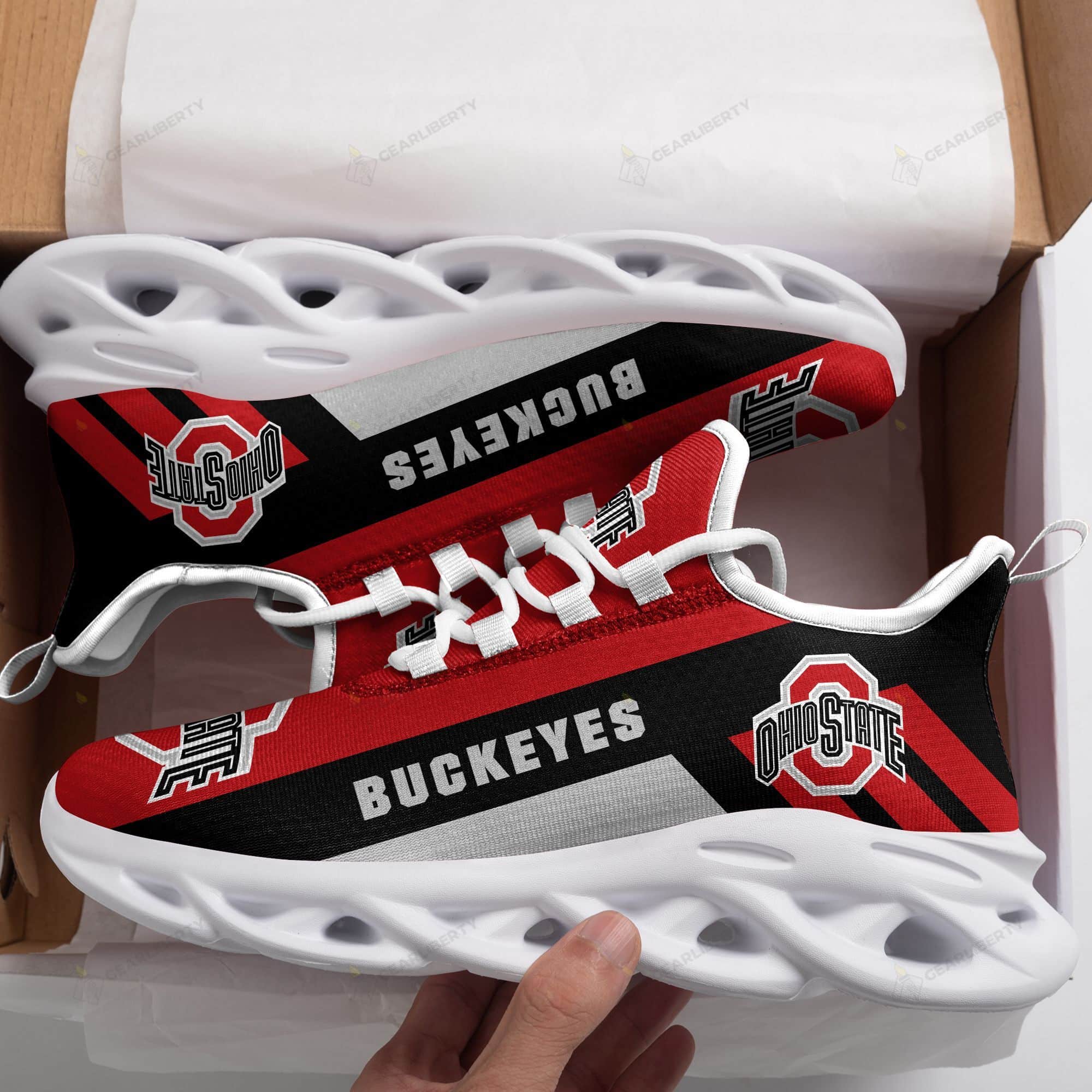 Ohio State Buckeyes 2 Max Soul Shoes 1 Ohio State Buckeyes 2 Max Soul Shoes
