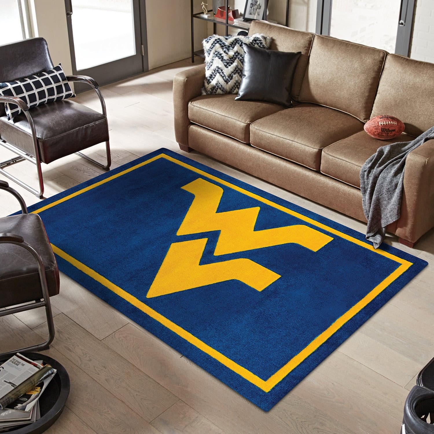 West Virginia Mountaineers Area For Living Room Home Decor Area Rug 1 West Virginia Mountaineers Area For Living Room Home Decor Area Rug