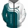 Philadelphia Eagles Hoodie Zip Hoodie 3D