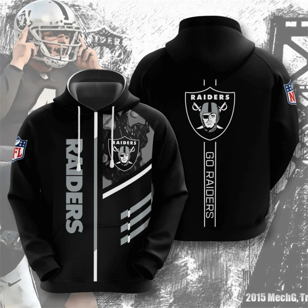 Las Vegas Raiders 1 Hoodie Zip Hoodie 3D 1 Las Vegas Raiders 1 Hoodie Zip Hoodie 3D