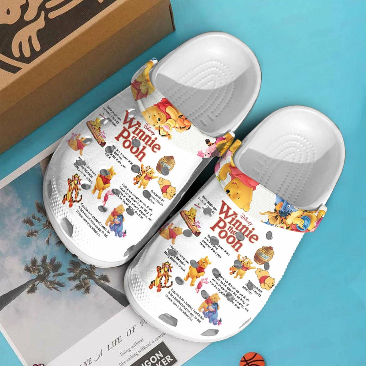 Winnie The Pooh Soft Personalized Soft Crocband Soft Clogs 1 Winnie The Pooh Soft Personalized Soft Crocband Soft Clogs