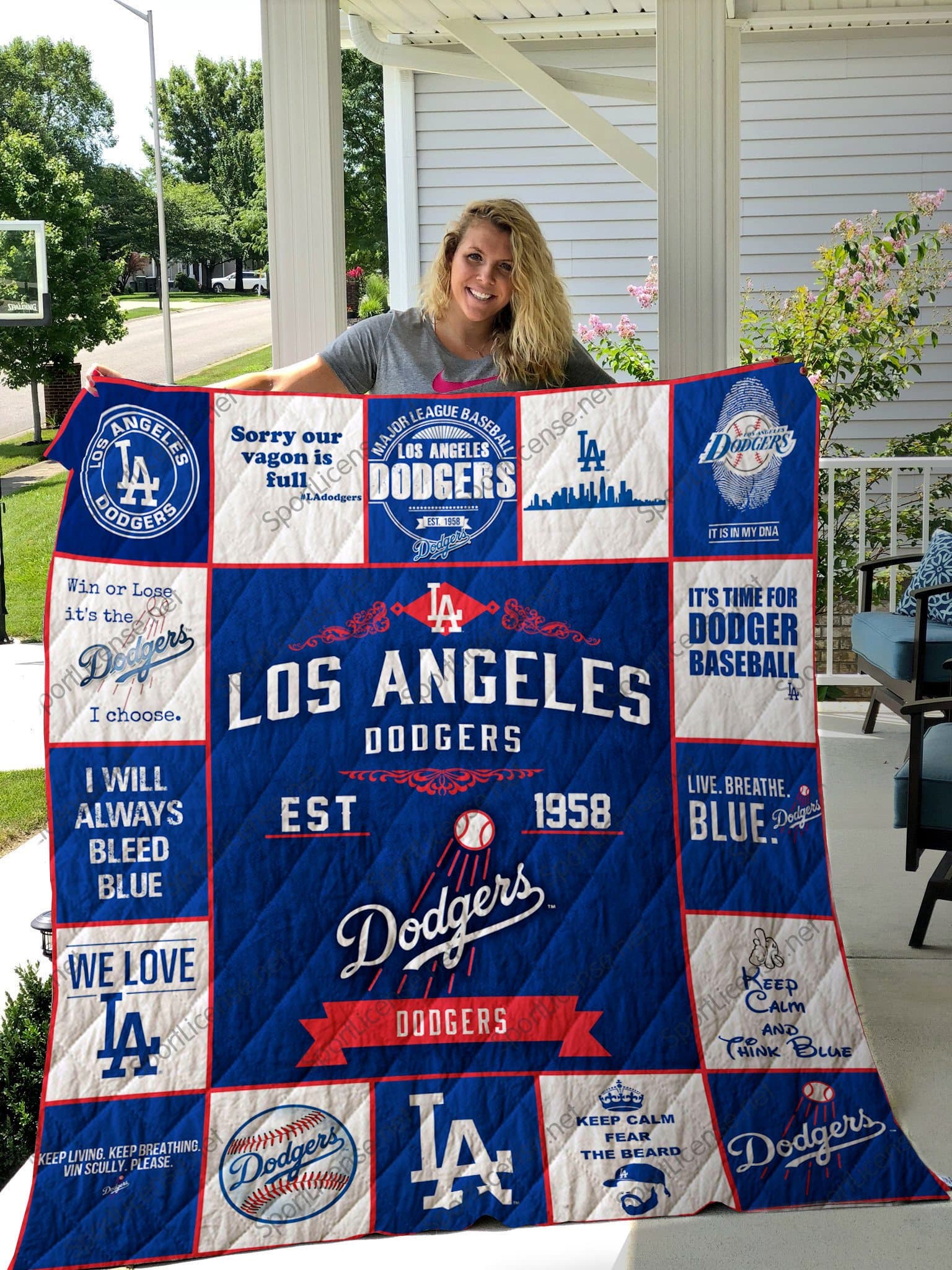 Los Angeles Dodgers Blanket 1 Los Angeles Dodgers Blanket