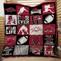 Arkansas Razorbacks Logo Blanket