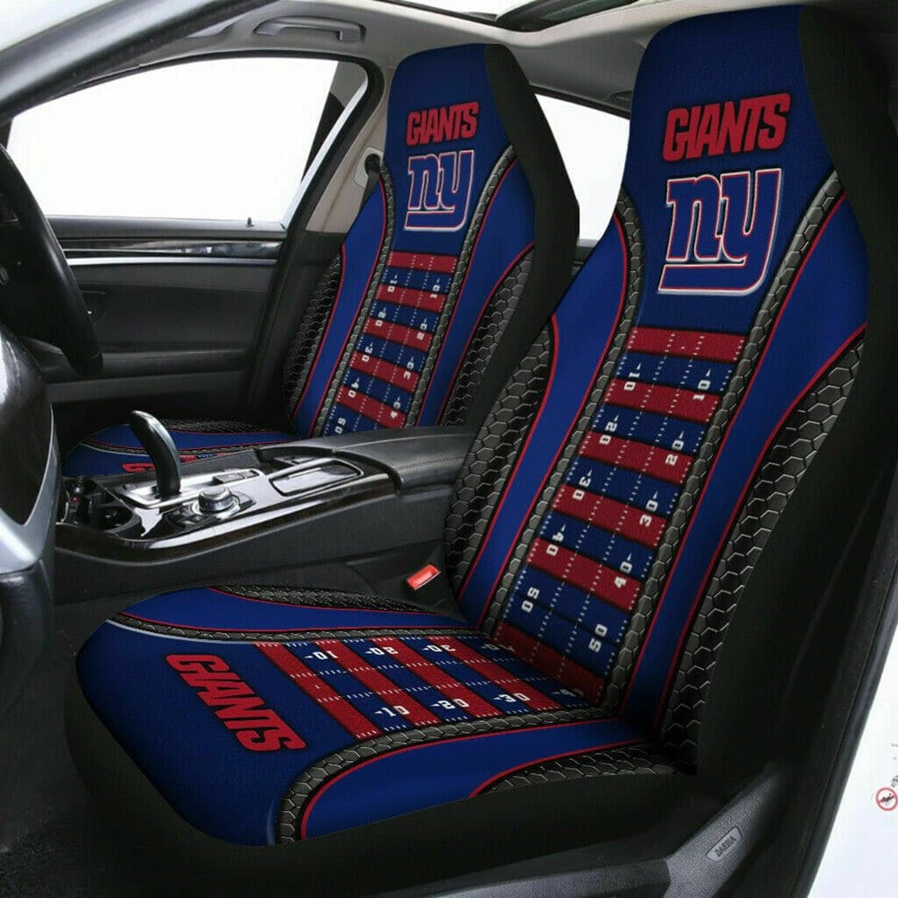 New York Giants Leather Seat Covers 1 New York Giants Leather Seat Covers