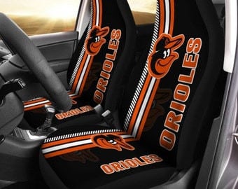 Baltimore Orioles 4 Seat Covers 1 Baltimore Orioles 4 Seat Covers