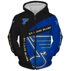 St Louis Blues Hoodie Zip Hoodie 3D