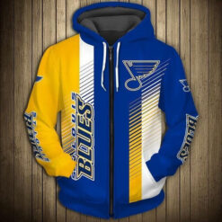 St Louis Blues 1 Hoodie Zip Hoodie 3D