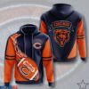 Chicago Bears 1 Hoodie Zip Hoodie 3D