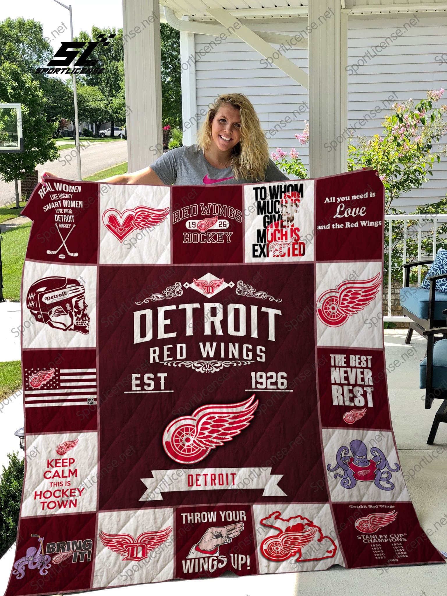 Detroit Red Wings Blanket 1 Detroit Red Wings Blanket