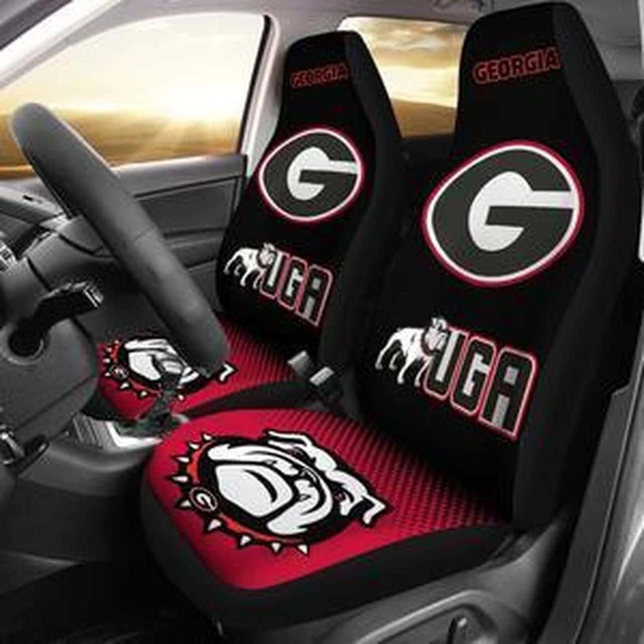Georgia Bulldogs 1 Seat Covers 1 Georgia Bulldogs 1 Seat Covers