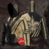 New Orleans Saints Custom 1g Hoodie Zip Hoodie 3D