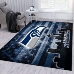 Seattle Seahawks Living Room And Bed Room Area Rug