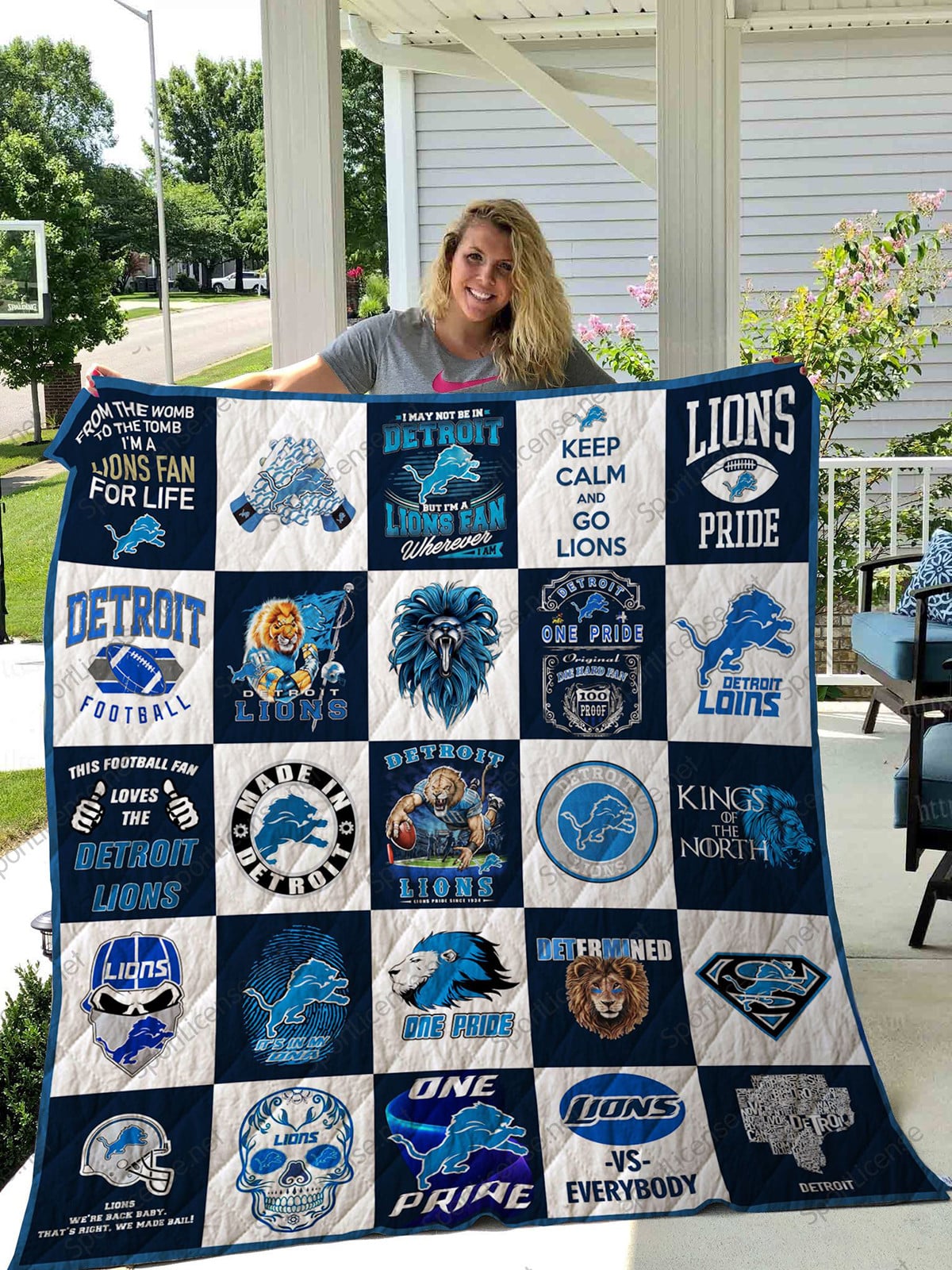 Detroit Lions Blanket 1 Detroit Lions Blanket