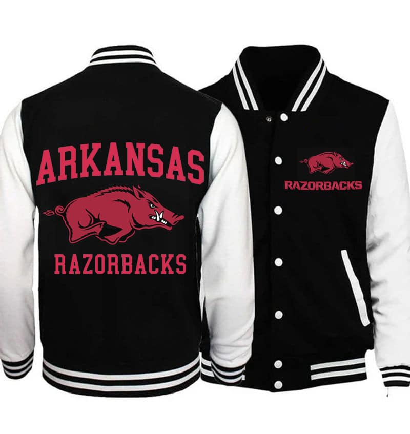 Arkansas Razorbacks Baseball Jacket 1 Arkansas Razorbacks Baseball Jacket