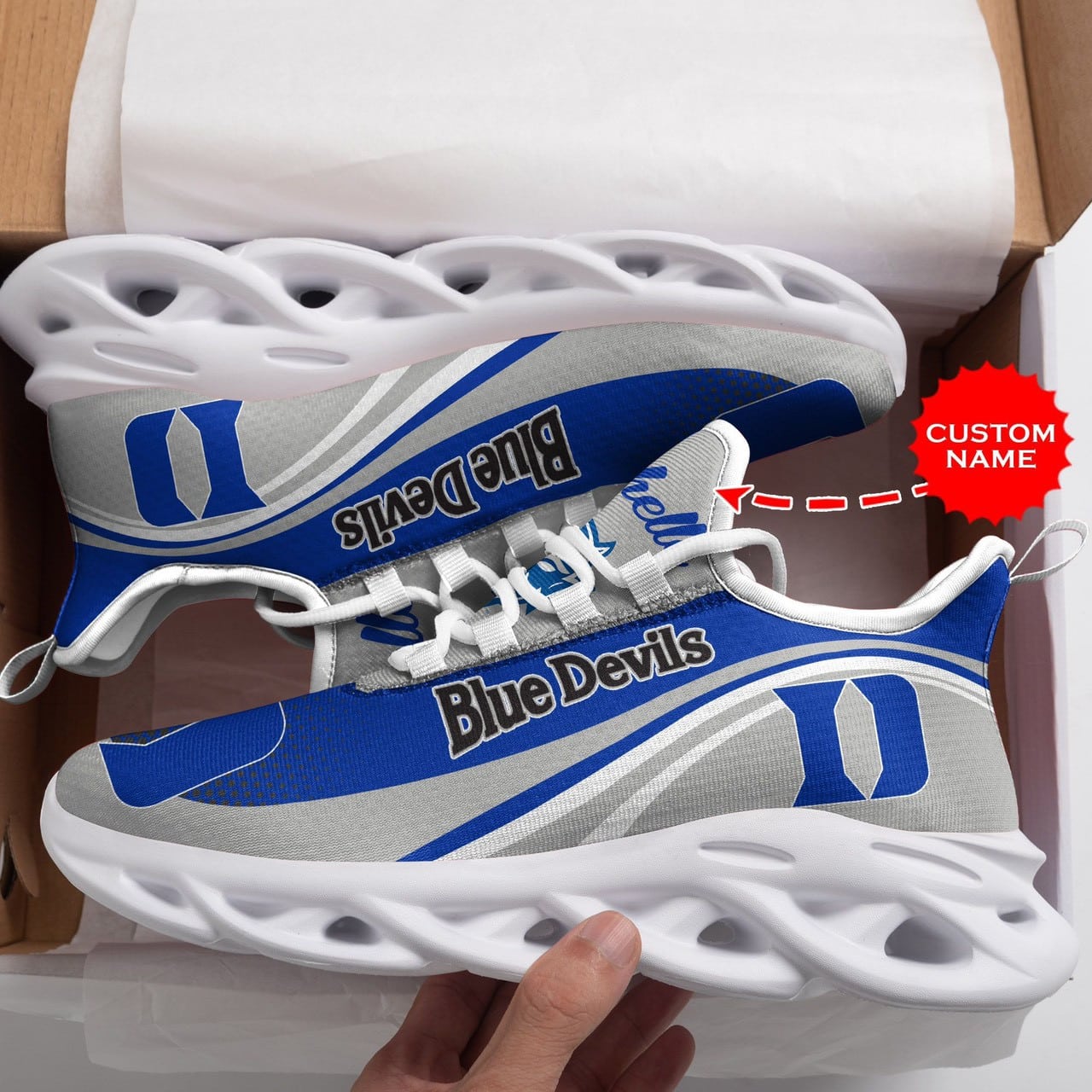 Duke Blue Devils 1g Max Soul Shoes 1 Duke Blue Devils 1g Max Soul Shoes