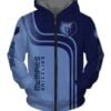 Memphis Grizzlies Hoodie Zip Hoodie 3D