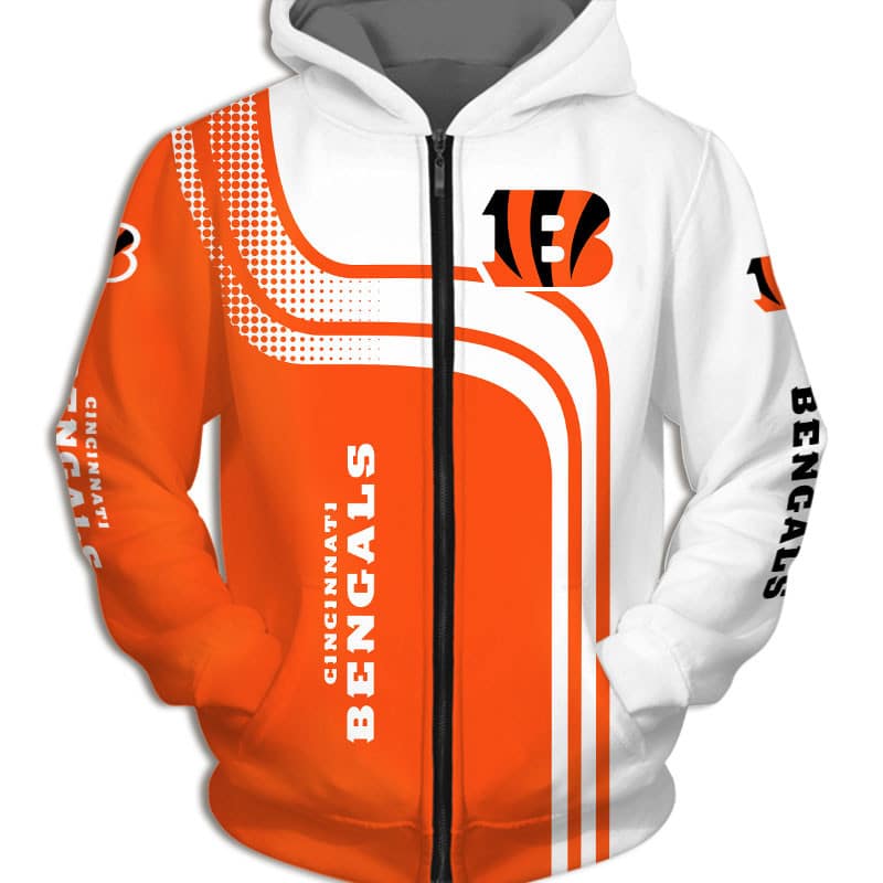 Cincinnati Bengals Hoodie Zip Hoodie 3D 1 Cincinnati Bengals Hoodie Zip Hoodie 3D