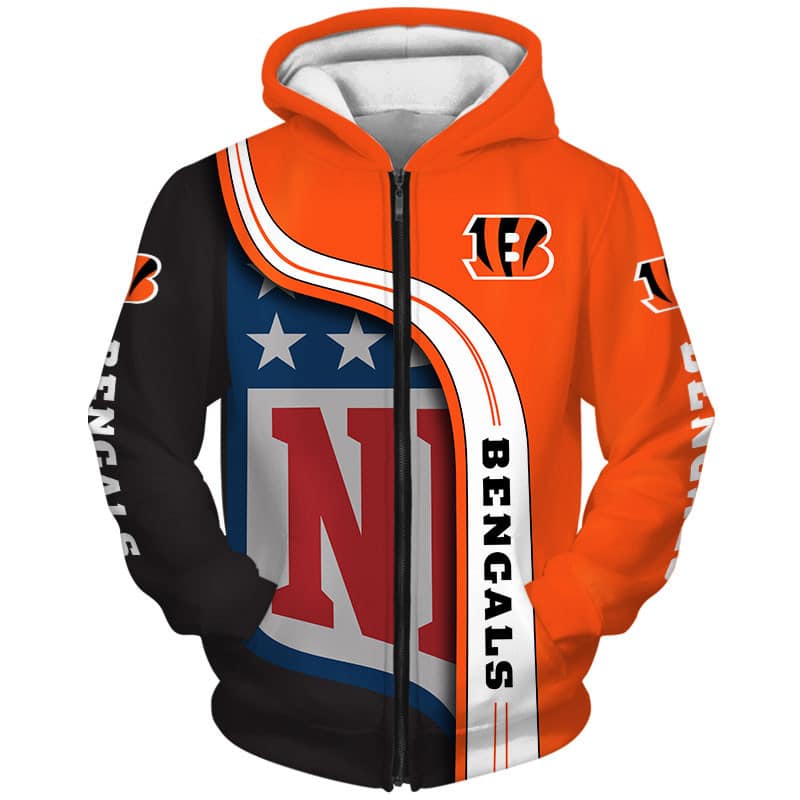 Cincinnati Bengals 7 Hoodie Zip Hoodie 3D 1 Cincinnati Bengals 7 Hoodie Zip Hoodie 3D