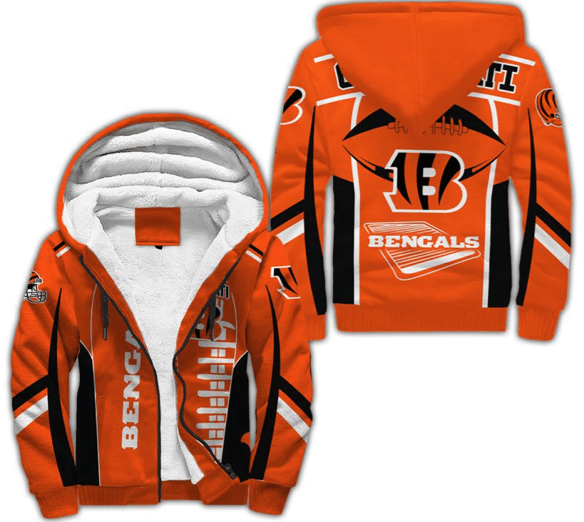 Cincinnati Bengals Fleece Jacket 1 Cincinnati Bengals Fleece Jacket