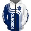 Toronto Maple Leafs Hoodie Zip Hoodie 3D