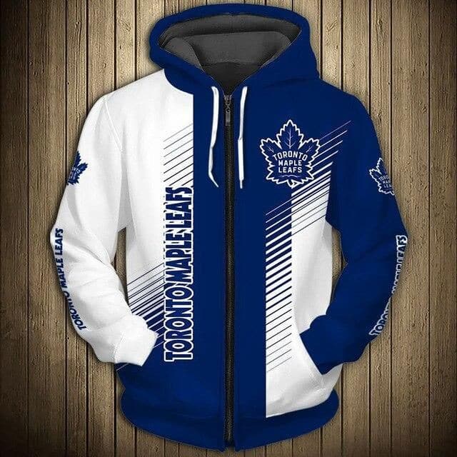 Toronto Maple Leafs 2 Hoodie Zip Hoodie 3D 1 Toronto Maple Leafs 2 Hoodie Zip Hoodie 3D