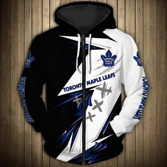 Toronto Maple Leafs 3 Hoodie Zip Hoodie 3D 1 Toronto Maple Leafs 3 Hoodie Zip Hoodie 3D