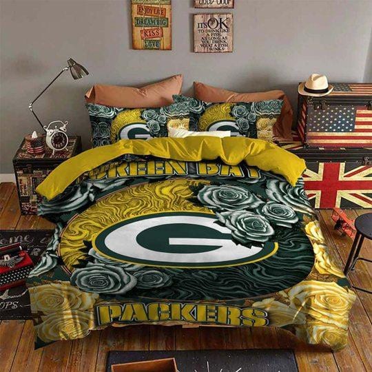Green Bay Packers 2 Bedding Set 1 Green Bay Packers 2 Bedding Set